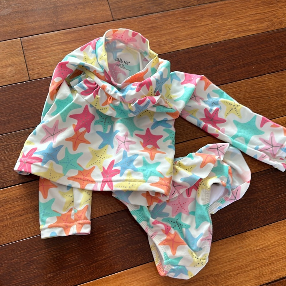 Little me 18 month bathing suit